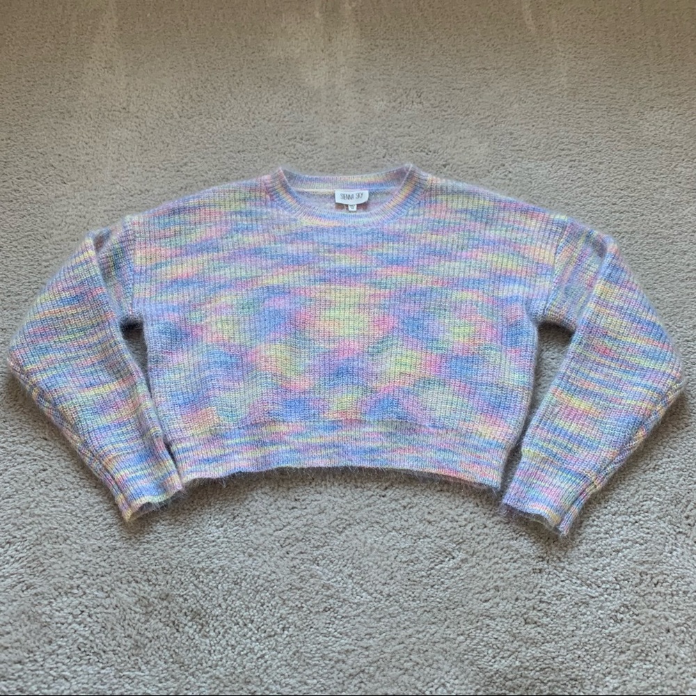 Womens crop sweater